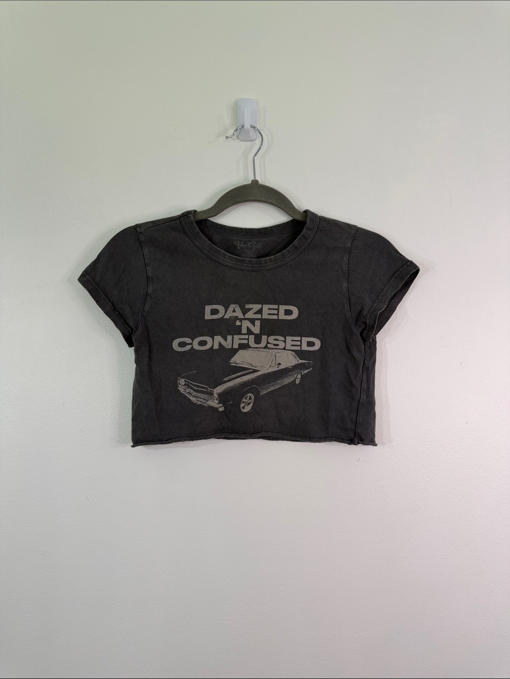 John Galt Cropped Graphic Tee